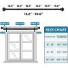 imageHVERSAILTEX Elegant Window Treatment Telescoping Double Curtain Rod Set with Classic Cap 34Inch Diameter Adjusts from 66 to 120 Inches BlackBlack