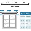imageHVERSAILTEX Elegant Window Treatment Telescoping Double Curtain Rod Set with Classic Cap 34Inch Diameter Adjusts from 66 to 120 Inches BlackBlack