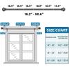 imageHVERSAILTEX Elegant Window Treatment Telescoping Double Curtain Rod Set with Classic Cap 34Inch Diameter Adjusts from 66 to 120 Inches BlackPewter