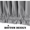 imageHVERSAILTEX Grey French Door Curtains 72 Inches Long  Blackout Patio DoorGlass Door Curtain Panels for Privacy 2 Pieces W52 x L72Inch Grey