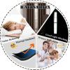 imageHVERSAILTEX Linen Blackout Curtains 45 Inches Long for BedroomLiving Room Thermal Insulated Grommet Linen Curtain Drapes Primitive Textured Burlap Effect Window Drapes 1 Panel  Heather Aegean BlueHeather Cocoa Brown