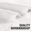 imageHVERSAILTEX Linen Sheer Curtains 84 Inches Long Grommet Natural Linen Blended Curtains for Living Room Window Treatments Bedroom Curtains 2 Panels Light Filtering Curtain W52 x L84 inch Off WhiteOff White