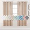 imageHVERSAILTEX Linen Sheer Curtains 84 Inches Long Grommet Natural Linen Blended Curtains for Living Room Window Treatments Bedroom Curtains 2 Panels Light Filtering Curtain W52 x L84 inch Off WhiteNatural