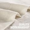 imageHVERSAILTEX Linen Sheer Curtains 84 Inches Long Grommet Natural Linen Blended Curtains for Living Room Window Treatments Bedroom Curtains 2 Panels Light Filtering Curtain W52 x L84 inch Off WhiteIvory