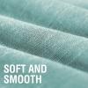 imageHVERSAILTEX Linen Sheer Curtains 84 Inches Long Grommet Natural Linen Blended Curtains for Living Room Window Treatments Bedroom Curtains 2 Panels Light Filtering Curtain W52 x L84 inch Off WhiteSea Mist