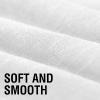 imageHVERSAILTEX Linen Sheer Curtains 84 Inches Long Grommet Natural Linen Blended Curtains for Living Room Window Treatments Bedroom Curtains 2 Panels Light Filtering Curtain W52 x L84 inch Off WhiteOff White