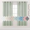 imageHVERSAILTEX Linen Sheer Curtains 84 Inches Long Grommet Natural Linen Blended Curtains for Living Room Window Treatments Bedroom Curtains 2 Panels Light Filtering Curtain W52 x L84 inch Off WhiteSage