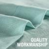 imageHVERSAILTEX Linen Sheer Curtains 84 Inches Long Grommet Natural Linen Blended Curtains for Living Room Window Treatments Bedroom Curtains 2 Panels Light Filtering Curtain W52 x L84 inch Off WhiteSea Mist