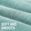 imageHVERSAILTEX Linen Sheer Curtains 84 Inches Long Grommet Natural Linen Blended Curtains for Living Room Window Treatments Bedroom Curtains 2 Panels Light Filtering Curtain W52 x L84 inch Off WhiteSea Mist