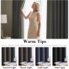 imageHVERSAILTEX Room Darkening Linen Curtain for BedroomLiving Room Extra Wide Blackout Curtains 100 x 84 Inches for Patio Glass Door Primitive Textured Thick Linen Burlap Fabric Heather Aegean BlueHeather Charcoal Gray