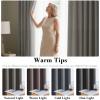 imageHVERSAILTEX Room Darkening Linen Curtain for BedroomLiving Room Extra Wide Blackout Curtains 100 x 84 Inches for Patio Glass Door Primitive Textured Thick Linen Burlap Fabric Heather Aegean BlueHeather Taupe Gray