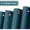 imageHVERSAILTEX Room Darkening Linen Curtain for BedroomLiving Room Extra Wide Blackout Curtains 100 x 84 Inches for Patio Glass Door Primitive Textured Thick Linen Burlap Fabric Heather Aegean BlueHeather Aegean Blue