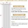 imageHVERSAILTEX Room Darkening Linen Curtain for BedroomLiving Room Extra Wide Blackout Curtains 100 x 84 Inches for Patio Glass Door Primitive Textured Thick Linen Burlap Fabric Heather Aegean BlueHeather Ivory