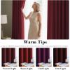 imageHVERSAILTEX Room Darkening Linen Curtain for BedroomLiving Room Extra Wide Blackout Curtains 100 x 84 Inches for Patio Glass Door Primitive Textured Thick Linen Burlap Fabric Heather Aegean BlueHeather Burgundy
