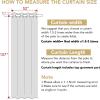 imageHVERSAILTEX Room Darkening Linen Curtain for BedroomLiving Room Extra Wide Blackout Curtains 100 x 84 Inches for Patio Glass Door Primitive Textured Thick Linen Burlap Fabric Heather Aegean BlueHeather Cocoa Brown