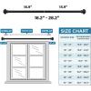 imageHVERSAILTEX Single Window Curtain Rods for Windows 28 to 48 Inches Adjustable Decorative 34 Inch Diameter with Classic Finials BlackBlack