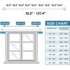 imageHVERSAILTEX Single Window Curtain Rods for Windows 28 to 48 Inches Adjustable Decorative 34 Inch Diameter with Classic Finials BlackWhite