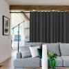 imageHVERSAILTEX Spring Tension Curtain Rod Adjustable 48 to 80 Inch 1 Inche Diameter Heavy Durty Room Divider Curtain Rod No Drilling Tension Curtain Rod for Closets Cupboard Kitchen BlackBlack