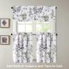 imageHVERSAILTEX Valance for Kitchen WindowsBathroomLiving RoomBedroom Blackout Window Valance Thermal Insulated Rod Pocket Valance Curtains 52quot W x 18quot L 2 Panels Grey and TurquoiseGreySage