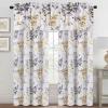 imageHVERSAILTEX Valance for Kitchen WindowsBathroomLiving RoomBedroom Blackout Window Valance Thermal Insulated Rod Pocket Valance Curtains 52quot W x 18quot L 2 Panels Grey and TurquoiseGreyYellow