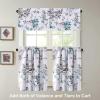 imageHVERSAILTEX Valance for Kitchen WindowsBathroomLiving RoomBedroom Blackout Window Valance Thermal Insulated Rod Pocket Valance Curtains 52quot W x 18quot L 2 Panels Grey and TurquoiseGreyTeal