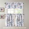 imageHVERSAILTEX Valance for Kitchen WindowsBathroomLiving RoomBedroom Blackout Window Valance Thermal Insulated Rod Pocket Valance Curtains 52quot W x 18quot L 2 Panels Grey and TurquoiseGreyTeal