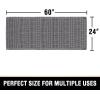imageHVERSAILTEX Waffle Bath Mat Super Absorbent Bathroom Mats Non Slip Bath Rugs for Bathroom Floor Machine Washable Ultra Soft Bathroom Rugs for Beside Tub 32 x 20 Plus 24 x 17  Inches Irish CreamGrey