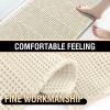 imageHVERSAILTEX Waffle Bath Mat Super Absorbent Bathroom Mats Non Slip Bath Rugs for Bathroom Floor Machine Washable Ultra Soft Bathroom Rugs for Beside Tub 32 x 20 Plus 24 x 17  Inches Irish CreamIvory