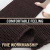 imageHVERSAILTEX Waffle Bath Mat Super Absorbent Bathroom Mats Non Slip Bath Rugs for Bathroom Floor Machine Washable Ultra Soft Bathroom Rugs for Beside Tub 32 x 20 Plus 24 x 17  Inches Irish CreamChocolate