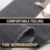 imageHVERSAILTEX Waffle Bath Mat Super Absorbent Bathroom Mats Non Slip Bath Rugs for Bathroom Floor Machine Washable Ultra Soft Bathroom Rugs for Beside Tub 32 x 20 Plus 24 x 17  Inches Irish CreamGrey