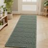imageHVERSAILTEX Waffle Bath Mat Super Absorbent Bathroom Mats Non Slip Bath Rugs for Bathroom Floor Machine Washable Ultra Soft Bathroom Rugs for Beside Tub 32 x 20 Plus 24 x 17  Inches Irish CreamLichen