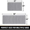 imageHVERSAILTEX Waffle Bath Mat Super Absorbent Bathroom Mats Non Slip Bath Rugs for Bathroom Floor Machine Washable Ultra Soft Bathroom Rugs for Beside Tub 32 x 20 Plus 24 x 17  Inches Irish CreamDove