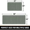 imageHVERSAILTEX Waffle Bath Mat Super Absorbent Bathroom Mats Non Slip Bath Rugs for Bathroom Floor Machine Washable Ultra Soft Bathroom Rugs for Beside Tub 32 x 20 Plus 24 x 17  Inches Irish CreamLichen