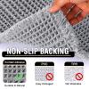 imageHVERSAILTEX Waffle Bath Mat Super Absorbent Bathroom Mats Non Slip Bath Rugs for Bathroom Floor Machine Washable Ultra Soft Bathroom Rugs for Beside Tub 32 x 20 Plus 24 x 17  Inches Irish CreamDove