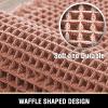 imageHVERSAILTEX Waffle Bath Mat Super Absorbent Bathroom Mats Non Slip Bath Rugs for Bathroom Floor Machine Washable Ultra Soft Bathroom Rugs for Beside Tub 32 x 20 Plus 24 x 17  Inches Irish CreamSoft Pink