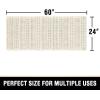 imageHVERSAILTEX Waffle Bath Mat Super Absorbent Bathroom Mats Non Slip Bath Rugs for Bathroom Floor Machine Washable Ultra Soft Bathroom Rugs for Beside Tub 32 x 20 Plus 24 x 17  Inches Irish CreamIvory