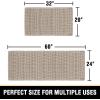 imageHVERSAILTEX Waffle Bath Mat Super Absorbent Bathroom Mats Non Slip Bath Rugs for Bathroom Floor Machine Washable Ultra Soft Bathroom Rugs for Beside Tub 32 x 20 Plus 24 x 17  Inches Irish CreamIrish Cream