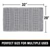 imageHVERSAILTEX Waffle Bath Mat Super Absorbent Bathroom Mats Non Slip Bath Rugs for Bathroom Floor Machine Washable Ultra Soft Bathroom Rugs for Beside Tub 32 x 20 Plus 24 x 17  Inches Irish CreamDove