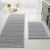 imageHVERSAILTEX Waffle Bath Mat Super Absorbent Bathroom Mats Non Slip Bath Rugs for Bathroom Floor Machine Washable Ultra Soft Bathroom Rugs for Beside Tub 32 x 20 Plus 24 x 17  Inches Irish CreamDove