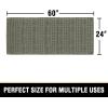 imageHVERSAILTEX Waffle Bath Mat Super Absorbent Bathroom Mats Non Slip Bath Rugs for Bathroom Floor Machine Washable Ultra Soft Bathroom Rugs for Beside Tub 32 x 20 Plus 24 x 17  Inches Irish CreamSmokey Olive