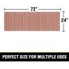 imageHVERSAILTEX Waffle Bath Mat Super Absorbent Bathroom Mats Non Slip Bath Rugs for Bathroom Floor Machine Washable Ultra Soft Bathroom Rugs for Beside Tub 32 x 20 Plus 24 x 17  Inches Irish CreamSoft Pink