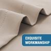 imageHVERSAILTEX White Indoor Outdoor Curtains for Patio Waterproof Stainless Steel Silver Grommet Thermal Insulated Light Blocking Outdoor Drapes for DeckGazebo Pure White 52x108 Inch 1 PanelNatural