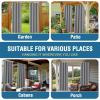 imageHVERSAILTEX White Indoor Outdoor Curtains for Patio Waterproof Stainless Steel Silver Grommet Thermal Insulated Light Blocking Outdoor Drapes for DeckGazebo Pure White 52x108 Inch 1 PanelDove