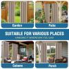 imageHVERSAILTEX White Indoor Outdoor Curtains for Patio Waterproof Stainless Steel Silver Grommet Thermal Insulated Light Blocking Outdoor Drapes for DeckGazebo Pure White 52x108 Inch 1 PanelNatural