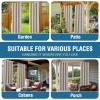 imageHVERSAILTEX White Indoor Outdoor Curtains for Patio Waterproof Stainless Steel Silver Grommet Thermal Insulated Light Blocking Outdoor Drapes for DeckGazebo Pure White 52x108 Inch 1 PanelStone