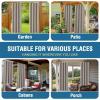 imageHVERSAILTEX White Indoor Outdoor Curtains for Patio Waterproof Stainless Steel Silver Grommet Thermal Insulated Light Blocking Outdoor Drapes for DeckGazebo Pure White 52x108 Inch 1 PanelTaupe