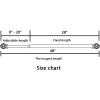 imageHVERSAILTEX Window Curtain Rods for Windows 28 to 48 Inches Adjustable Decorative 34 Inch Diameter Single Window Curtain Rod Set with Twisted Cage Finials NickelNickel