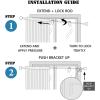 imageHVERSAILTEX Window Curtain Rods for Windows 28 to 48 Inches Adjustable Decorative 34 Inch Diameter Standard Single Window Curtain Rod Set with Acrylic Diamond Finials Matte BlackBlack