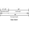 imageHVERSAILTEX Window Curtain Rods for Windows 28 to 48 Inches Adjustable Decorative 34 Inch Diameter Standard Single Window Curtain Rod Set with Round Cage Finials NickelPewter