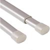 imageHVERSAILTEX 2 Pack Spring Tension Curtain Rods 3660 Inch Lightweight Tensions Rods Securely in Place Easy to useInstall for KitchenBathroomWardrobe Durable Sturdy Rods WhiteNickel